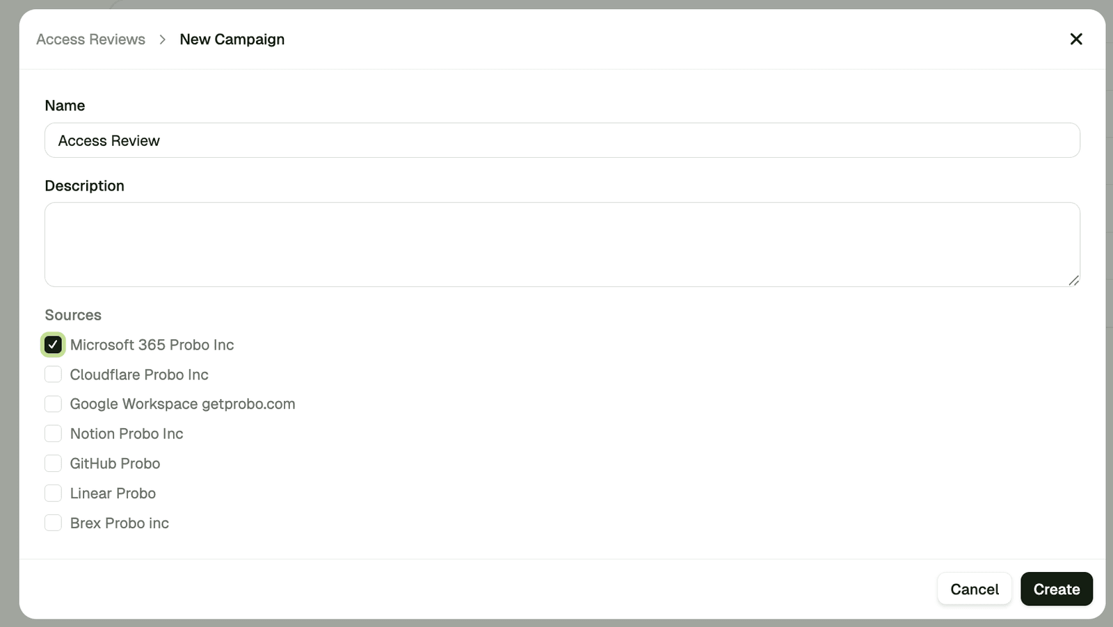 Microsoft 365 in access reviews screenshot