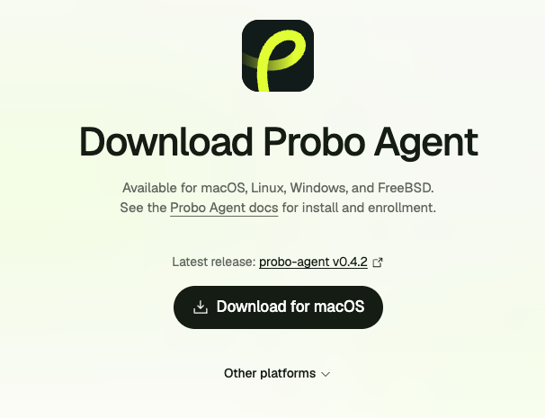 Employee device management screenshot