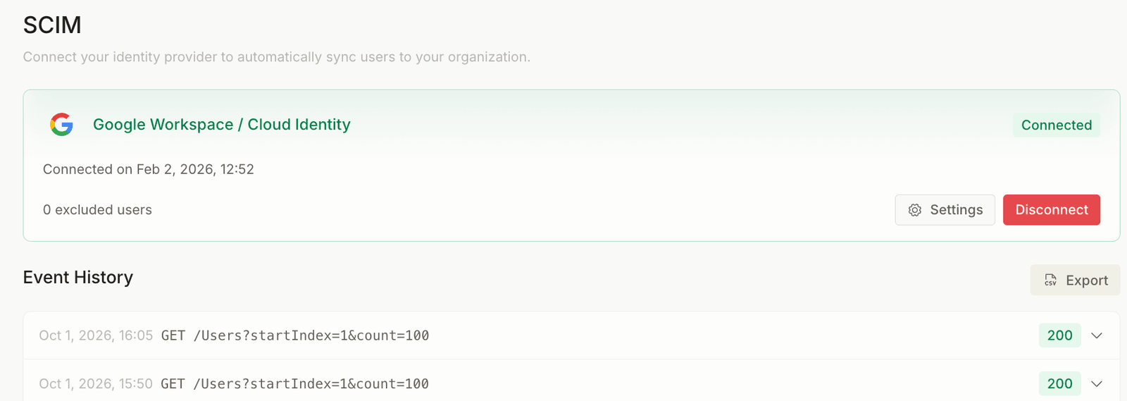 Identity settings, reorganized screenshot 2